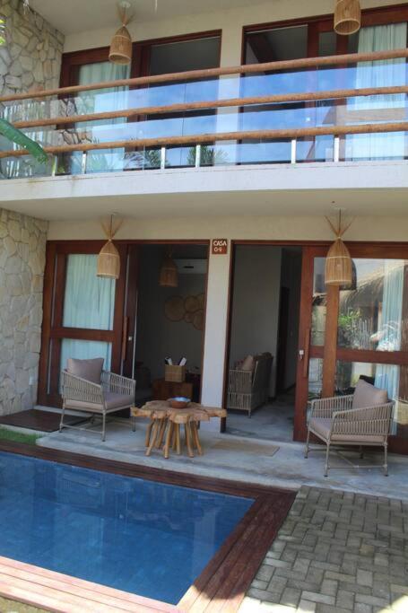 Casa De Luxo Na Praia Do Patacho - Cond. Azulu, Casa 04 Villa Pôrto de Pedras Eksteriør bilde