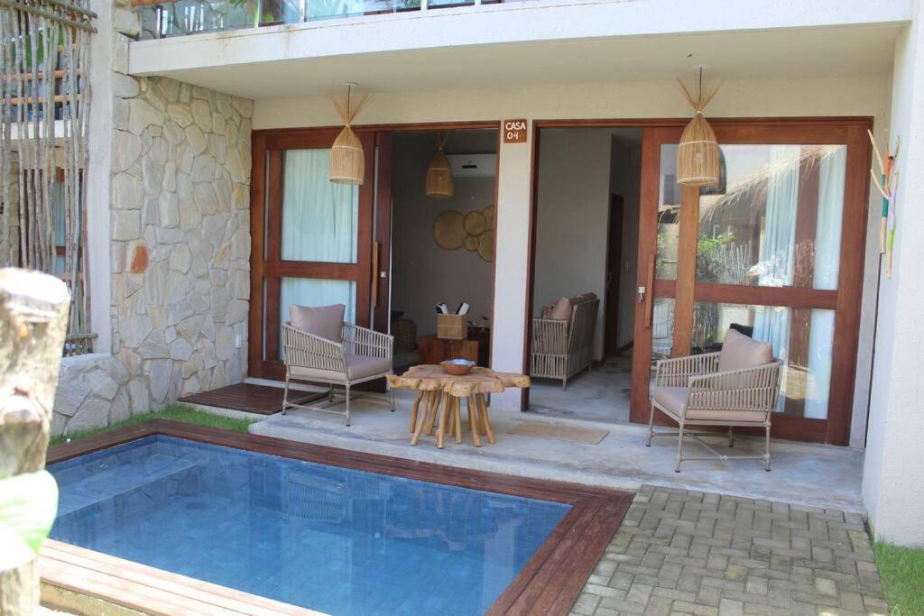Casa De Luxo Na Praia Do Patacho - Cond. Azulu, Casa 04 Villa Pôrto de Pedras Eksteriør bilde